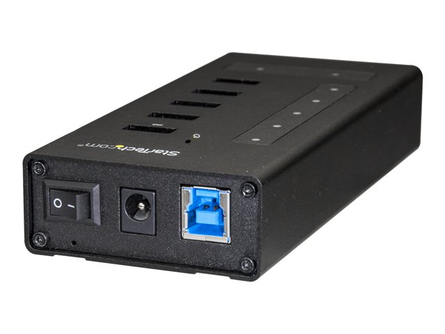 StarTech.com 7 Port USB C Hub, USB Type-C to 2x USB-C/5x USB-A, Moutable Metal Hub, USB 3.0, SuperSpeed 5Gbps USB 3.1/USB 3.2 Gen 1, Self Powered, BC 1.2 Fast Charge, 5 x USB-A, 2 x USB-C - Windows/macOS/Linux (HB30C5A2CST) - Hub - 5 x SuperSpeed USB 3.0 + 2 x USB-C - desktop - for P/N: SVA12M5NA