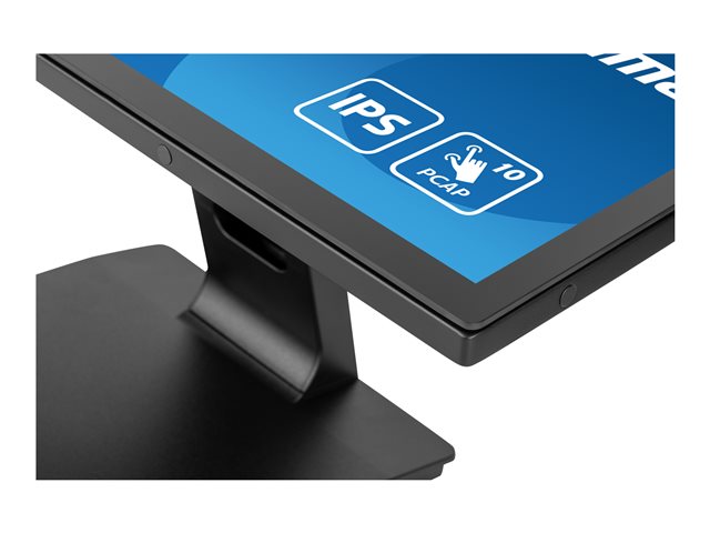 iiyama ProLite T2238MSC-B1 - LED monitor - 21.5\" - touchscreen - 1920 x 1080 Full HD (1080p) - IPS - 600 cd/m² - 1000:1 - 5 ms - HDMI, DisplayPort - speakers - matte black