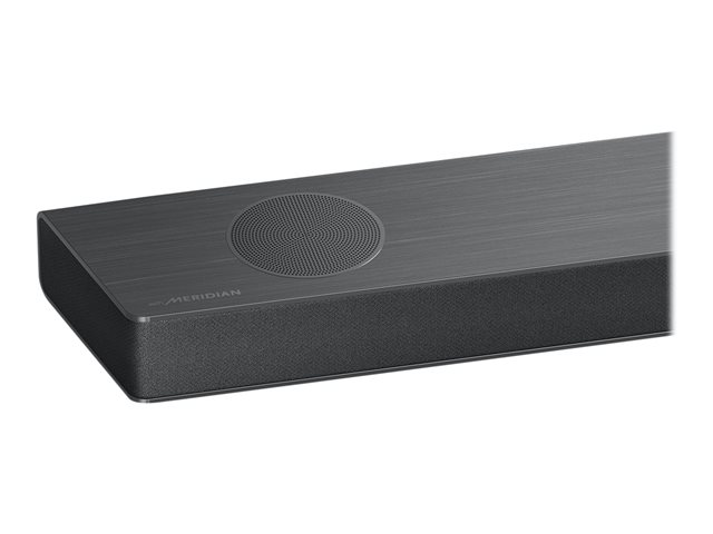 LG DS95QR - Sound bar system - for home theatre - 9.1.5-channel - wireless - Wi-Fi, Bluetooth - App-controlled - 810 Watt (Total) - dark steel silver