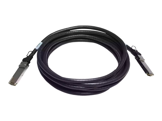 HPE X242 Direct Attach Copper Cable - Network cable - QSFP+ to QSFP+ - 5 m - for HPE Aruba 2930M 24, 8325-32C, 8325-48Y8C, CX 10000, 8360-12C V2, 8360-16Y2C V2