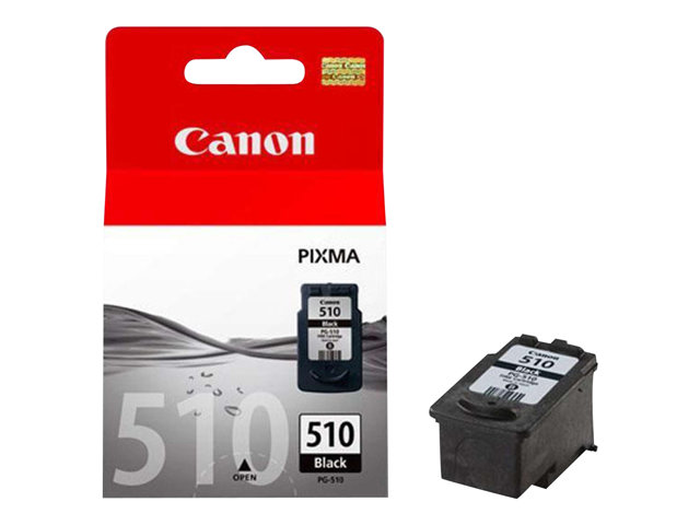Canon PG-510 - 9 ml - black - original - ink cartridge - for PIXMA MP230, MP237, MP252, MP258, MP270, MP280, MP282, MP499, MX350, MX360, MX410, MX420