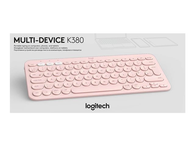 K380 f. Mac Multi-Device BTKeyb - ROSE -