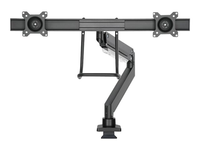 Neomounts NM-D775DX - Mounting kit - full-motion - for 2 LCD displays - black - screen size: 10\"-32\" - clamp mountable, grommet, desk-mountable