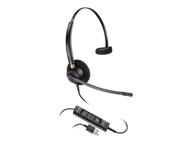 Poly EncorePro 515 Microsoft Teams Certified Monoaural with USB-A Headset - Replaces Poly SKU 218272-01