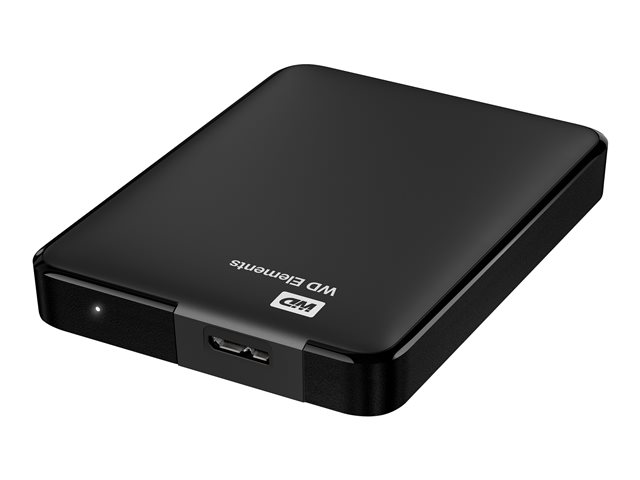 WD Elements Portable WDBU6Y0020BBK - Hard drive - 2 TB - external (portable) - USB 3.0