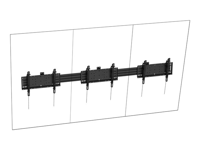 K/VISION Menu Wall Mount Port 3 x 75\"