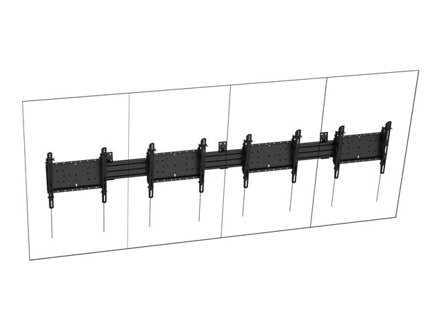 K/VISION Menu Wall Mount Port 4 x 55\"