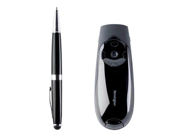 Kensington Presenter Expert Green Laser with Cursor Control - Presentation remote control - RF - black