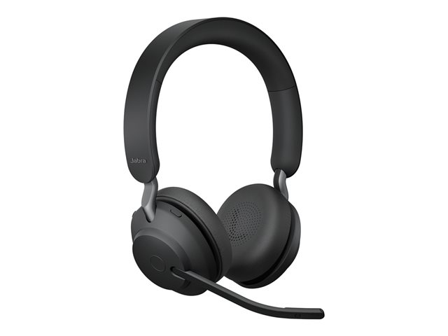 Jabra Evolve2 65 Link380a UC Stereo Stand Black