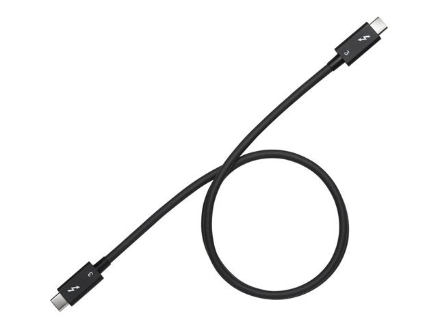 Kensington 0.7M (2.3ft) Thunderbolt 3 Cable - 40Gbps - 100W PD - Certified TB3 - USB-C Compatible - Thunderbolt cable - 24 pin USB-C (M) to 24 pin USB-C (M) - Thunderbolt 3 - 70 cm - 5K support