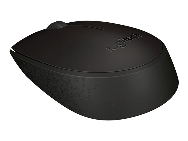 Logitech B170 - Mouse - optical - 3 buttons - wireless - 2.4 GHz - USB wireless receiver - black