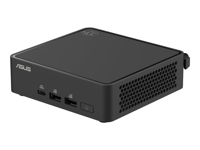ASUS NUC 15 Pro Slim Kit RNUC15CRKU700000 - Barebone - mini PC 1 x Core Ultra 7 255H / up to 5.1 GHz - RAM 0 GB - Arc Graphics 140T - Gigabit Ethernet, 2.5 Gigabit Ethernet, IEEE 802.11ax (Wi-Fi 6), Bluetooth 5.4, IEEE 802.11be (Wi-Fi 7) - black