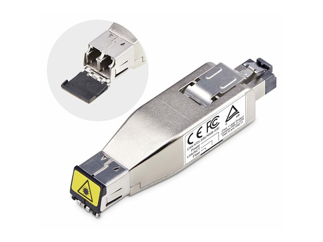 StarTech.com Gigabit Fiber to RJ45 Ethernet Media Converter, Micro Mini - Fibre media converter - 1GbE - 1000Base-T, 1000Base-LX - RJ-45 / LC single-mode / LC multi-mode - up to 10 km - 1310 nm - TAA Compliant - for P/N: 50FIBLCLC10, 50FIBLCLC15, N6PATCH6BL, N6PATCH6BL10PK