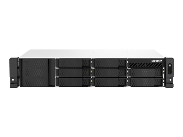 QNAP TS-864eU - NAS server - 8 bays - rack-mountable - SATA 6Gb/s - RAID JBOD, RAID 0, 1, 5, 6, 10, 50, 60 - RAM 8 GB - Gigabit Ethernet / 2.5 Gigabit Ethernet - iSCSI support - 2U