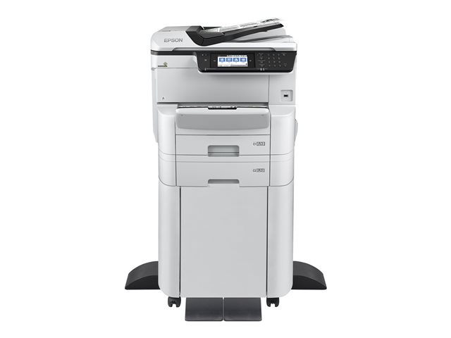 Epson WorkForce Pro WF-C8690DTWFC - Multifunction printer - colour - ink-jet - A3 (media) - up to 22 ppm (copying) - up to 24 ppm (printing) - 835 sheets - 33.6 Kbps - Gigabit LAN, USB host, NFC, USB 3.0, USB 2.0 host, Wi-Fi(ac)
