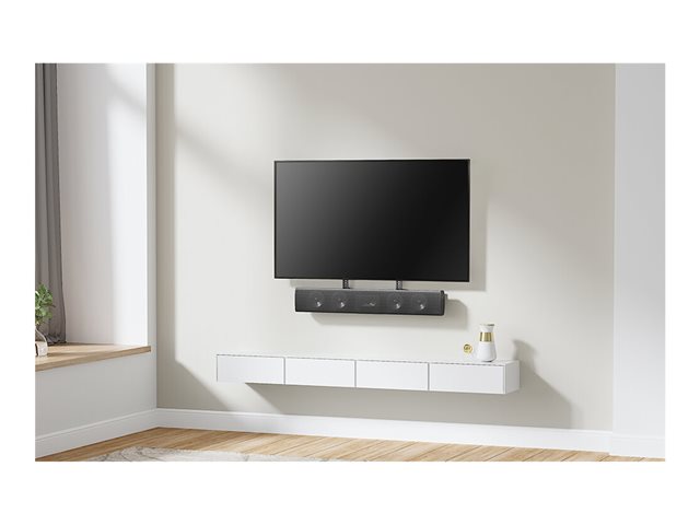 Neomounts AWL29-750BL1 - Mounting kit (mount) - for sound bar - black - above the screen, below the screen