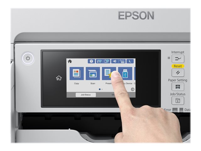 Epson EcoTank Pro ET-M16680 - Multifunction printer - B/W - ink-jet - A3 (media) - up to 25 ppm (printing) - 550 sheets - USB 2.0, LAN, Wi-Fi(ac), USB host