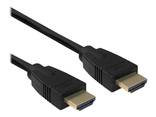Ultra High Speed - HDMI-kabel - HDMI male naar HDMI male - 3 m - beschermd - zwart - gevormd, 4K ondersteuning, ondersteunt 8K UHD (7680 x 4320)