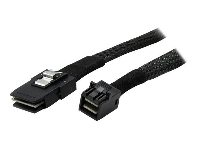 StarTech.com 1m Internal Mini SAS Cable - SFF-8087 to SFF-8643 - Mini SAS to Mini SAS (SAS87431M) - SAS internal cable - SAS 12Gbit/s - Mini SAS (SFF-8087) (P) to 4 x Mini SAS HD (SFF-8643) (P) - 1 m - straight connector, latched - black - for P/N: SFF86448PLT2