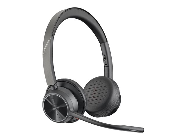 Poly Voyager 4320 Microsoft Teams Certified USB-A Headset +BT700 dongle - Replaces Poly SKU 218475-02