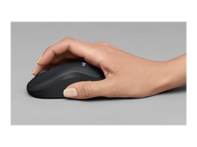 Logitech B220 Silent - Mouse - optical - 3 buttons - wireless - 2.4 GHz - USB wireless receiver