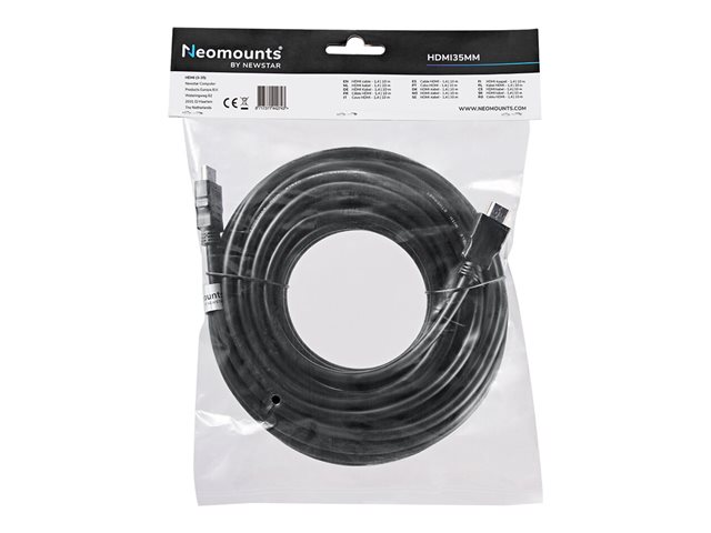 Neomounts - HDMI cable - HDMI male to HDMI male - 10 m - black