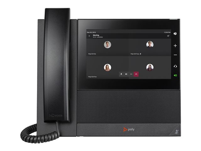 Poly CCX 600 Business Media Phone for Microsoft Teams and PoE-enabled - Replaces Poly SKU 2200-49780-019