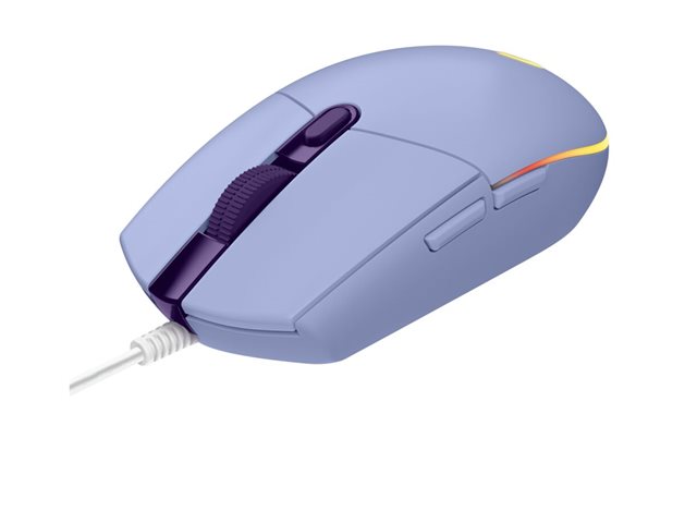 Logitech Gaming Mouse G203 LIGHTSYNC - Mouse - optical - 6 buttons - wired - USB - lilac - for Komplett Epic Gaming PC a125