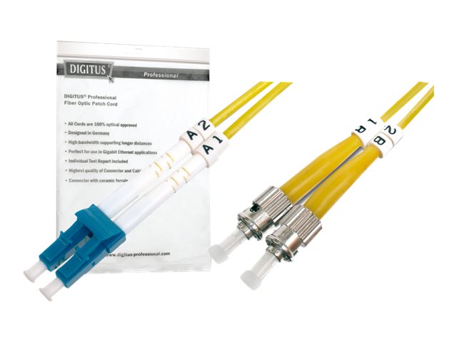 FIBER OPTIC PCH CORD. LC-STFIBER OPTIC PATCH CORD. LC-ST