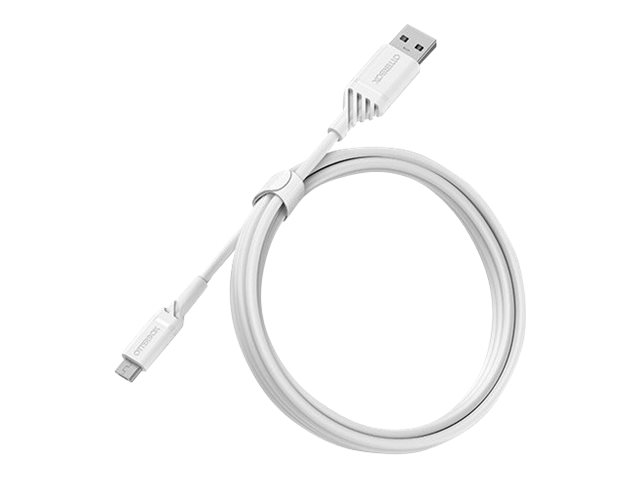 OtterBox Standard - USB cable - USB (M) to Micro-USB Type B (M) - USB 2.0 - 1 m - cloud dream white