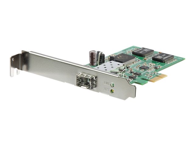 StarTech.com PCI Express Gigabit Ethernet Fiber Network Card w/ Open SFP - PCIe GbE SFP Network Card Adapter NIC - Fiber Optic SFP Adapter (PEX1000SFP2) - Network adapter - PCIe low profile - 1GbE - 1000Base-LX, 1000Base-SX - for P/N: GLCLHSMDSTTA, GLCSXMMDST, GLCSXMMDSTT, GLCTEST, MASFP1GBTXST, SFP1GELXST