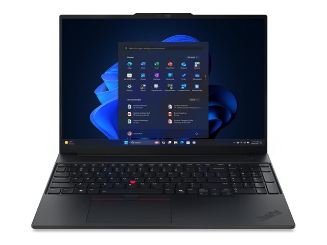 ThinkPad E16 Gen 4 (AMD), AMD Ryzen™ AI 5 330 (2.00GHz, 8MB), 16\" WUXGA Non-Touch, W11P64 EMEA WE (EN/FR/DE/IT/NL), 16.0GB, 1x512GB SSD M.2 2242 PCIe Gen4 TLC Opal, AMD Radeon™ 820M, BT 5.4,Wi-Fi 7 2x2 BE, Wired Ethernet, FPR, 1080PFHD Hybrid, 4 Cell
