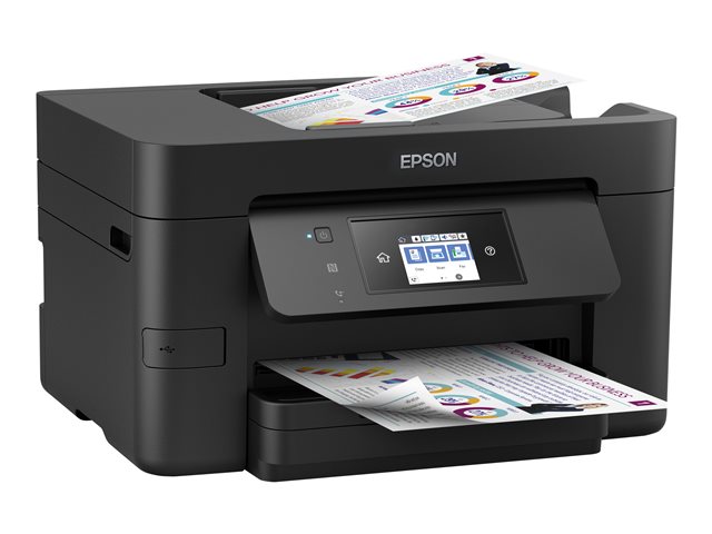 Epson WorkForce Pro WF-4725DWF - Multifunction printer - colour - ink-jet - A4 (210 x 297 mm) (original) - A4/Legal (media) - up to 20 ppm (printing) - 250 sheets - 33.6 Kbps - USB 2.0, Gigabit LAN, Wi-Fi(n), USB host, NFC