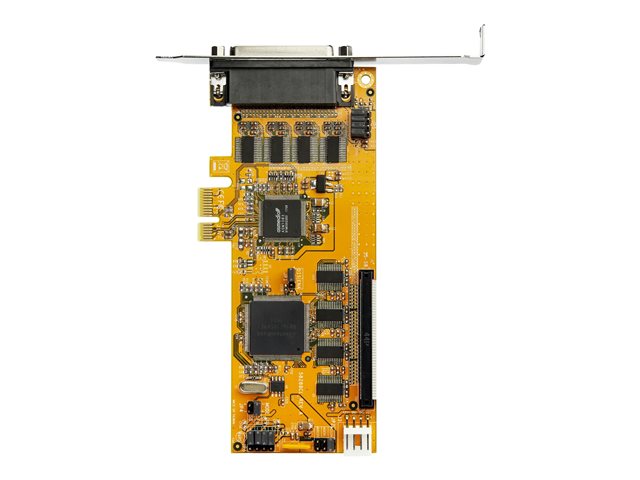 StarTech.com 8-Port PCI Express RS232 Serial Adapter Card, PCIe RS232 Serial Card, 16C1050 UART, Low Profile Serial DB9 Controller/Expansion Card, 15kV ESD Protection, Windows/Linux - Full Profile Bracket Incl - Serial adapter - PCIe low profile - RS