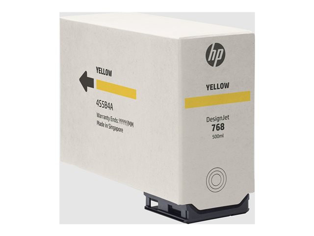 HP 768 - 500 ml - yellow - original - DesignJet - ink cartridge - for DesignJet XL 3800, 3800 PostScript
