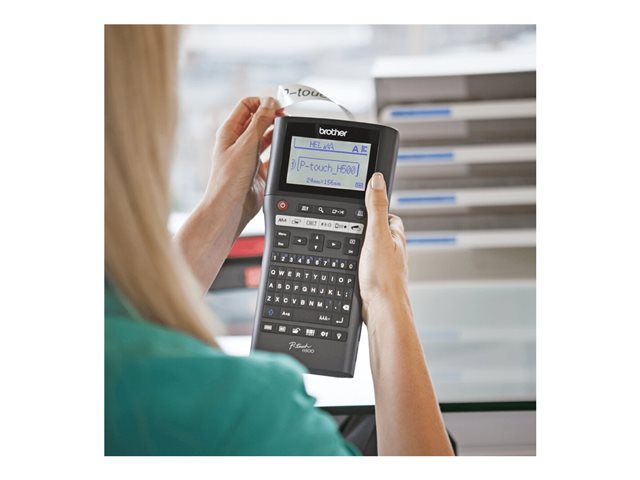 Brother P-Touch PT-H500 - Labelmaker - B/W - thermal transfer - Roll (2.4 cm) - 180 dpi - up to 20 mm/sec - USB 2.0 - cutter - 7 line printing