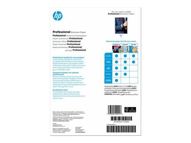 HP Professional Glossy Paper - Glossy - A4 (210 x 297 mm) - 200 g/m² - 150 sheet(s) photo paper - for Laser MFP 13X, LaserJet Managed Flow MFP E87660, Neverstop 1001, Neverstop Laser MFP 12XX