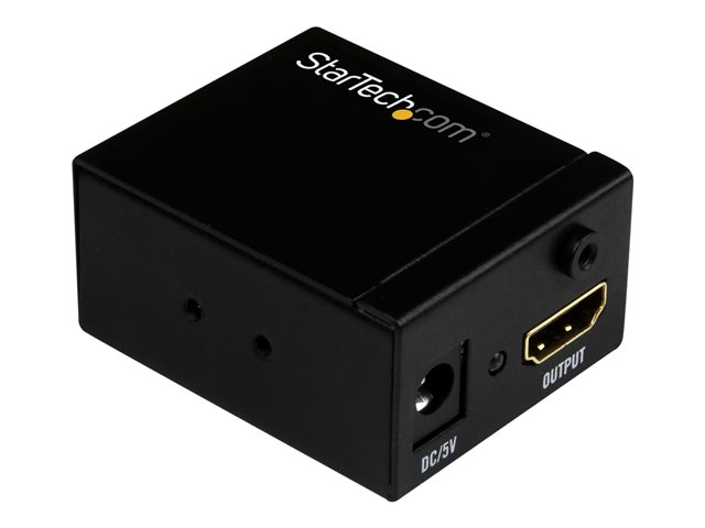 StarTech.com 115 ft/35 m HDMI Signal Booster - 1080p Signal Repeater - HDMI Inline Amplifier & Extender - 7.1 Audio Support (HDBOOST) - Video/audio extender - up to 35 m