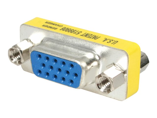 StarTech.com Slimline VGA HD15 Gender Changer - F/F - HD15 gender changer - VGA coupler - VGA gender changer (GC15HSF) - VGA gender changer - HD-15 (VGA) (F) to HD-15 (VGA) (F) - for P/N: DP2VGAMM6B, HD2VGAMM6, MXTMMHQ2M, MXTMMHQ30M, MXTMMHQ3M, MXTMMHQ5M, MXTMMHQ7M
