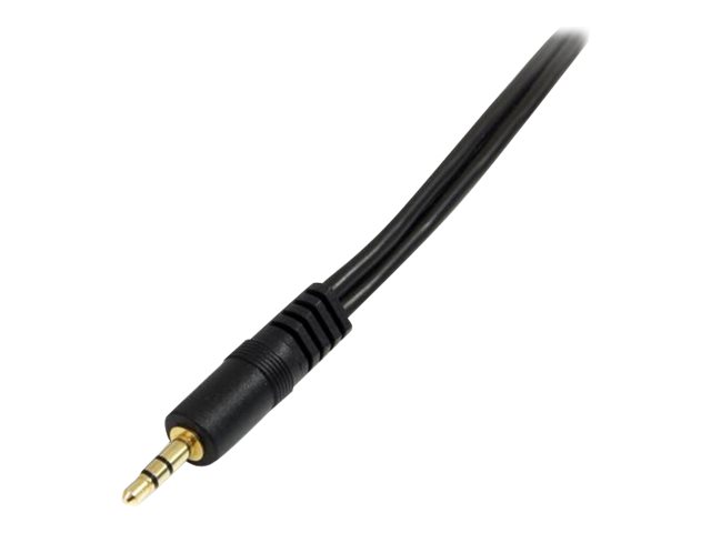 StarTech.com 6 in. 3.5mm Audio Splitter Cable - Stereo Splitter Cable - Gold Terminals - 3.5mm Male to 2x 3.5mm Female - Headphone Splitter (MUY1MFF) - Audio splitter - mini-phone stereo 3.5 mm male to mini-phone stereo 3.5 mm female - 15.2 cm - for P/N: MU1MMS, PCISOUND4CH