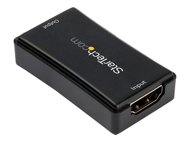 StarTech.com 45ft / 14m HDMI Signal Booster - 4K 60Hz - USB Powered - HDMI Inline Repeater & Amplifier - 7.1 Audio Support (HDBOOST4K2) - Video/audio extender - HDMI - up to 14 m