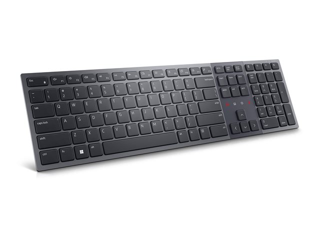 Dell Premier KB900 - Keyboard - collaboration - backlit - wireless - 2.4 GHz, Bluetooth 5.1 - QWERTZ - Swiss - graphite - with 3 years NBD Advance Exchange