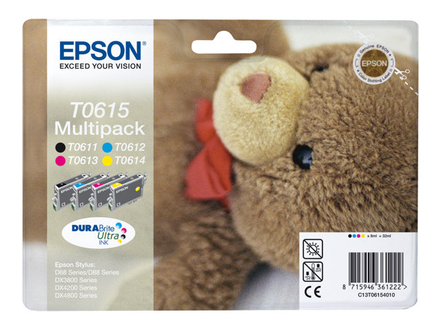 INK CARTRIDGE T0615 MULTIPACK T0611/12/1