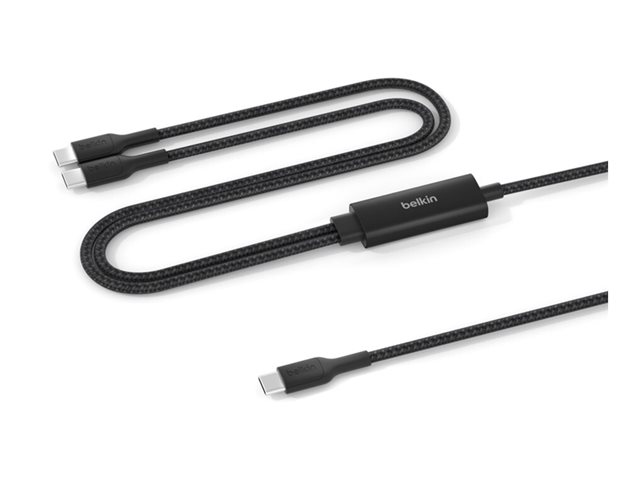 BoostCharge Pro 140W Dual USB-C Cable, 1.5m, Black