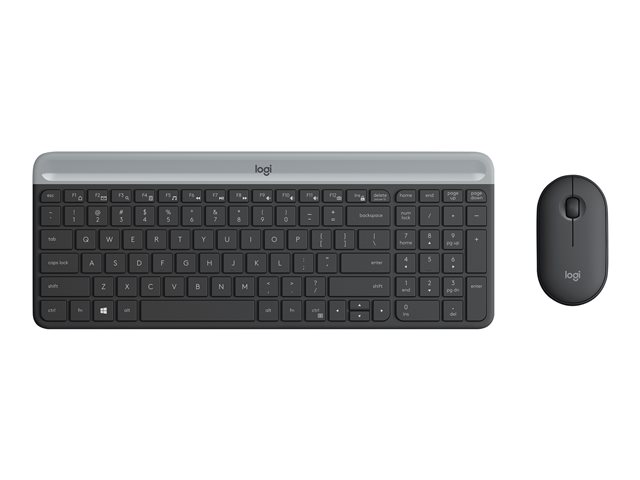 Logitech MK470 Slim Toetsenbord en Muis combinatie 
