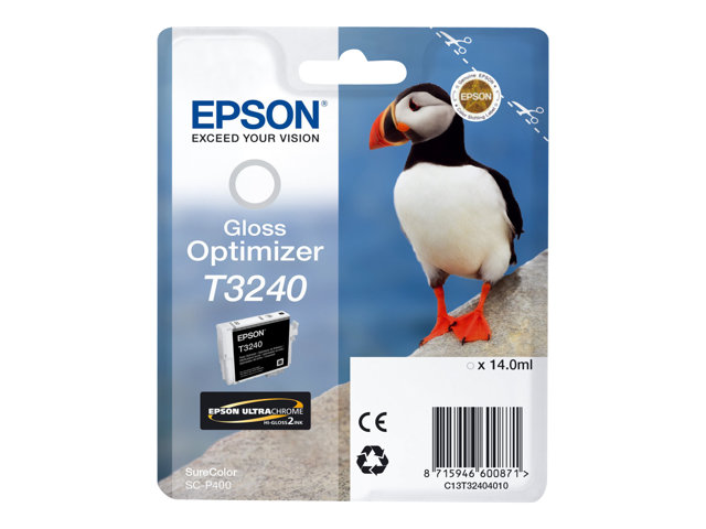 Epson T3240 Gloss Optimizer - 14 ml - original - ink optimizer cartridge - for SureColor P400, SC-P400