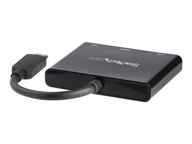 StarTech.com USB-C to HDMI Adapter - 4K 30Hz - Thunderbolt 3 Compatible - with Power Delivery (USB PD) - USB C Adapter Converter (CDP2HDUACP) - Docking station - USB-C / Thunderbolt 3 - HDMI