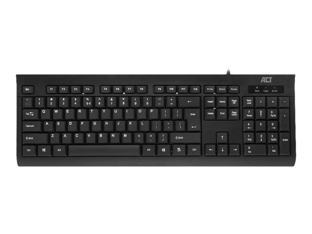 ACT AC5410 - Toetsenbord - USB - QWERTY - VS - zwart - doos