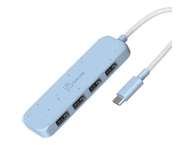 Eco-Friendly USB-C to 4-Port Type-A Gen