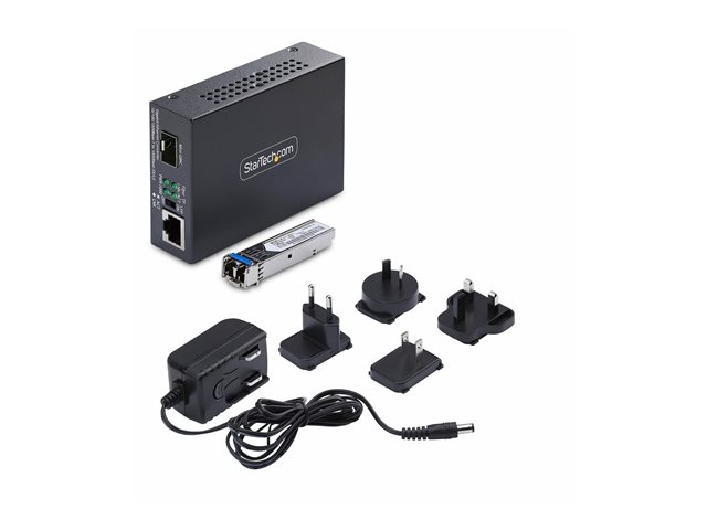 Gigabit SM LC Fiber Media Converter 20km